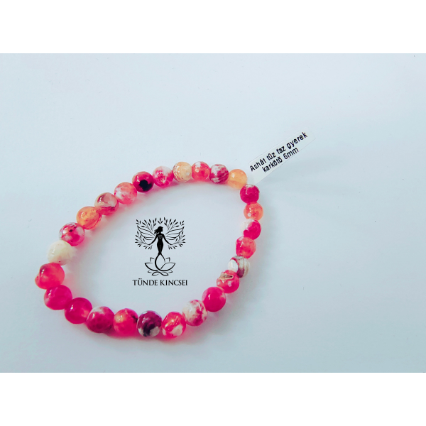 Achát gyermek karkötő