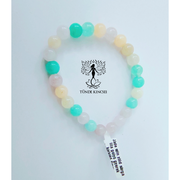 Jáde gyermek karkötő