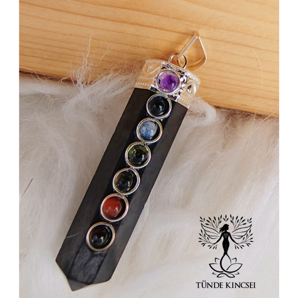 Shungit csakra medál